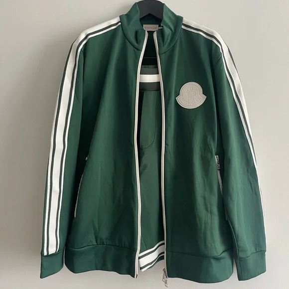 Moncler - Striped Track Jacket - Green